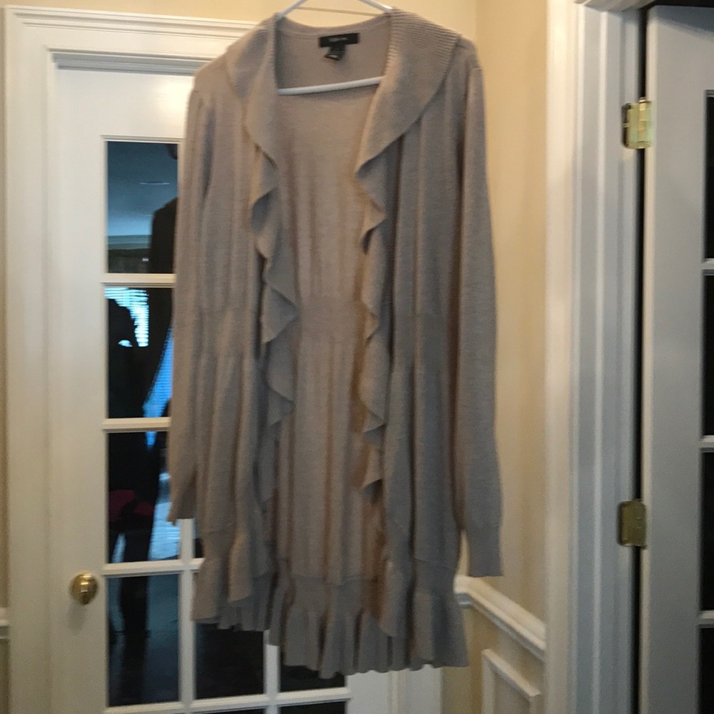 Style and Co ruffle sweater